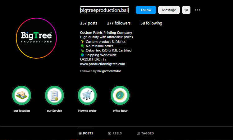 Bigtree Fabric PrintingDigital Printing (cotton,viscose,linen,poly & more)